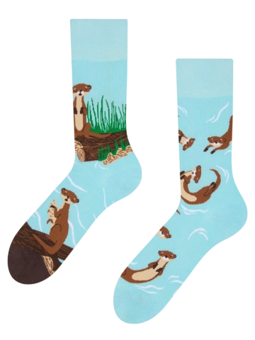 Tip na darček Vrolijke sokken Otters