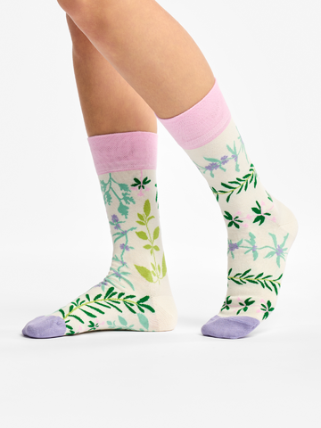Pre dokonalý a originálny outfit Chaussettes rigolotes Herbes de jardin