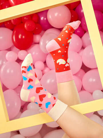 Kiárusítás Vidám zokni Szerelmes madarak