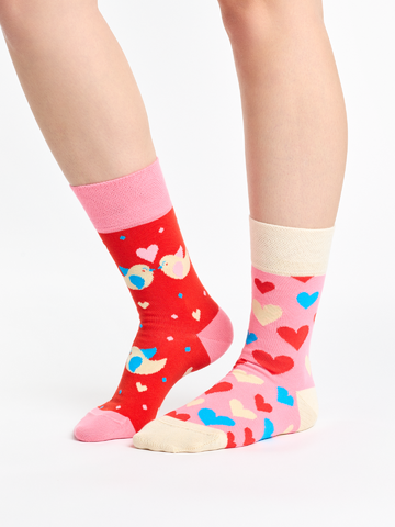 Kiárusítás Vidám zokni Szerelmes madarak