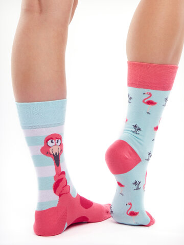 Ontmoedigen Verdienen Verplicht Vrolijke sokken Maffe flamingo | Dedoles