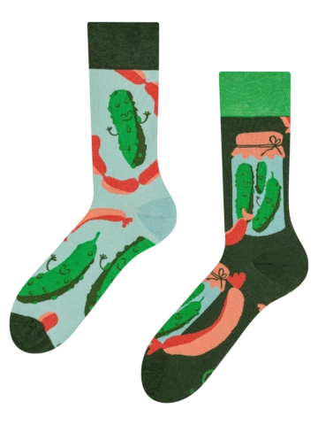 Pre dokonalý a originálny outfit Vesele čarape Kiseli krastavci