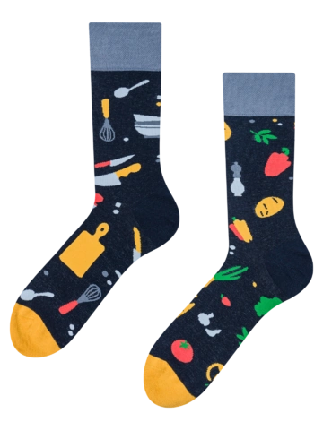 Pre dokonalý a originálny outfit Veselé ponožky Zdravé varenie