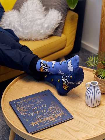 Kedvezmény Vidám zokni Zebraszarvú