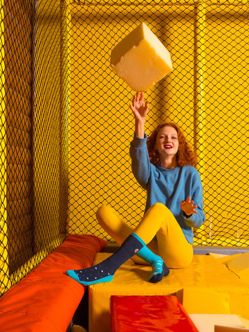 Tip na darček Meias desportivas alegres Dia e Noite