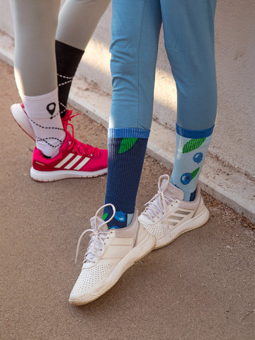 Pre dokonalý a originálny outfit Calzini sportivi Buonumore Mirtillo