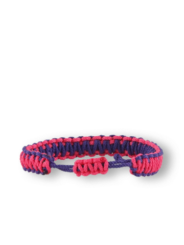 Hľadáte originálny a nezvyčajný darček? Obdarovaného zaručene prekvapí Fialovo-ružový microcord náramok King Cobra