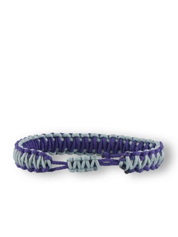 Szerezzen magának örömet ezzel a Dedoles darabbal Lila-szürke Microcord karkötő King Cobra