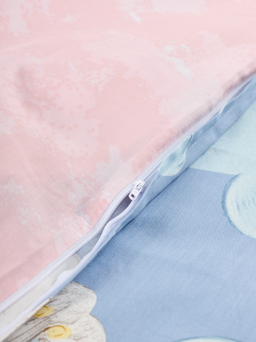 ОТСТЪПКА Весел спален комплект Сини цветя