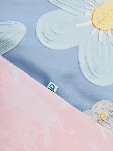 Pre dokonalý a originálny outfit Весел спален комплект Сини цветя