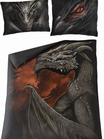 Výprodej Povlečení na dvoulůžko Spiral Direct Dračí král