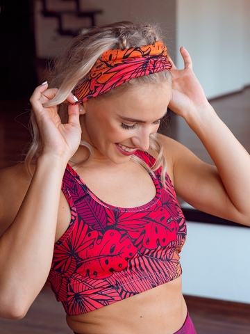 Sale Neck Warmer Exotic Leaves