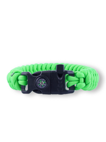 Zľava Bracelet en paracorde vert String