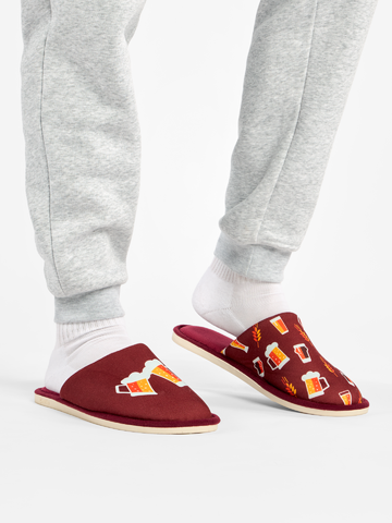 ОТСТЪПКА Весели пантофи Златна бира