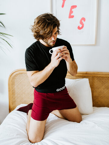 Zľava Wine Red Men's Trunks