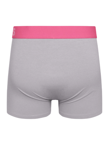 Hľadáte originálny a nezvyčajný darček? Obdarovaného zaručene prekvapí Szaro-różowe bokserki męskie