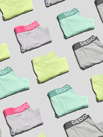 Potešte sa týmto kúskom Dedoles Szaro-różowe bokserki męskie