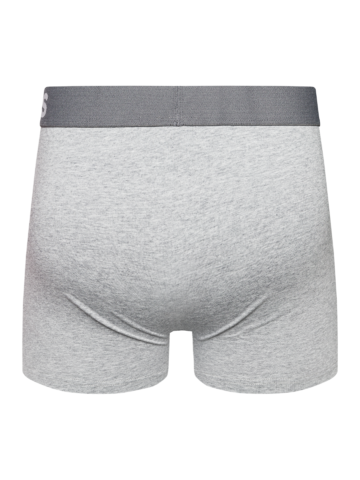 Kedvezmény Sötétszürke melírozott férfi bokszeralsó