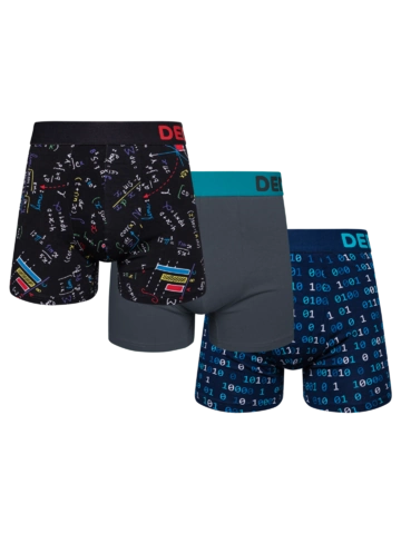 Tip na dárek Trojbalení veselých pánských boxerek Matematik