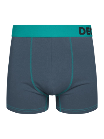 Eredeti és szokatlan ajándékot keres? a megajándékozottat garantáltan meglepi Türkiz-szürke férfi bokszeralsó