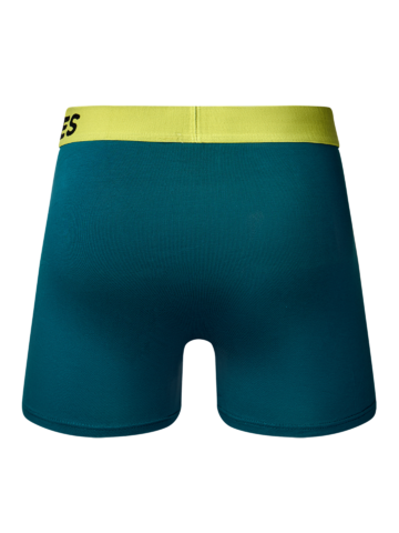 Sleva Tyrkysovo-žluté pánské boxerky