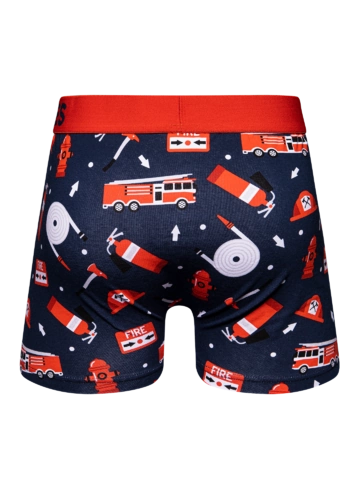 Lifestyle-Foto Lustige Boxershorts für Männer Feuerwehrmann