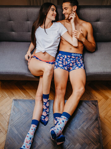 Pre dokonalý a originálny outfit Весели мъжки боксерки Летящи прасенца