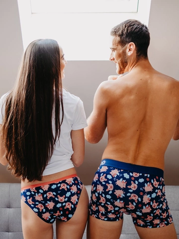Bereiten Sie sich Freude mit diesem Dedoles-Stück Lustige Boxershorts für Männer Fliegende Schweinchen