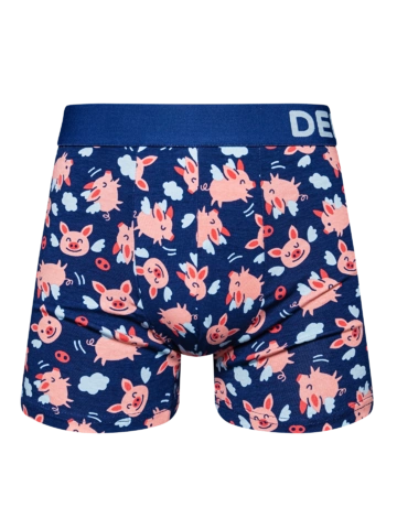 Geschenktipp Lustige Boxershorts für Männer Fliegende Schweinchen