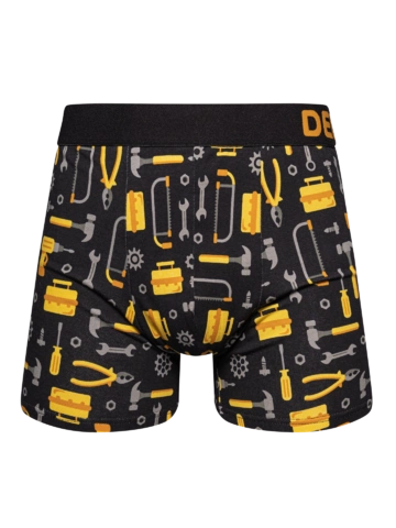 Lifestyle foto Veselé pánské boxerky Mechanik