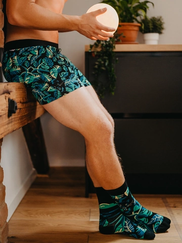 Pre dokonalý a originálny outfit Wesołe bokserki męskie Nocna pantera