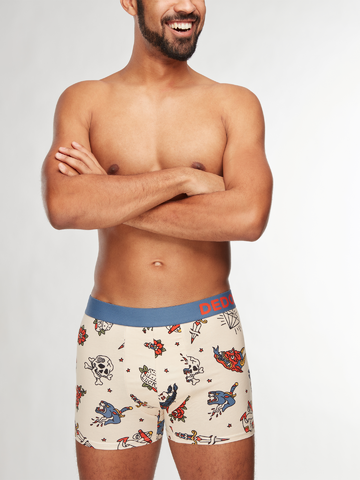 Obrázok produktu Boxer aderenti da uomo Buonumore Tatuaggi Old School