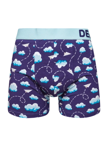 Pre dokonalý a originálny outfit Živahne moške boksarice Papirnata letala in oblaki