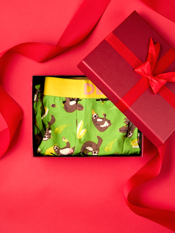 Tip na darček Весели мъжки боксерки Парти ленивец