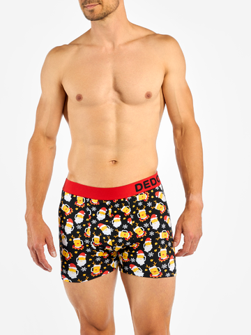 Foto Vidám férfi boxeralsó Sörös Mikulás