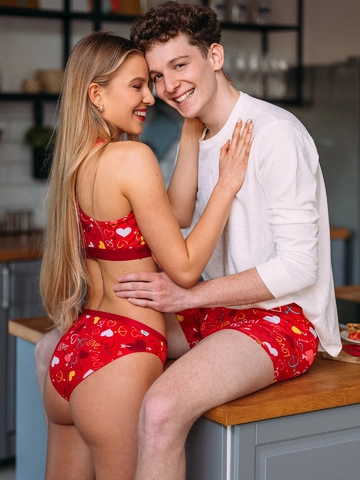 für ein vollkommenes und originelles Outfit Lustige Boxershorts für Männer Herzen