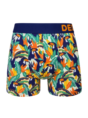 Výnimočný darček od Dedoles Boxer rigolo pour hommes Toucan et feuilles