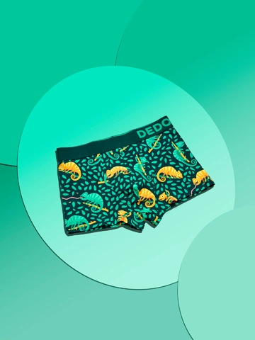 Hľadáte originálny a nezvyčajný darček? Obdarovaného zaručene prekvapí Skrátené pánske boxerky Chameleón na love