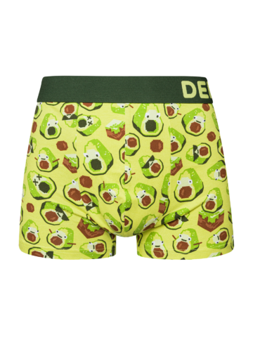 Foto Rövid szárú férfi bokszeralsó Pixelavokádó
