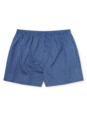 Výpredaj Boxer da uomo con fantasia blu e grigia