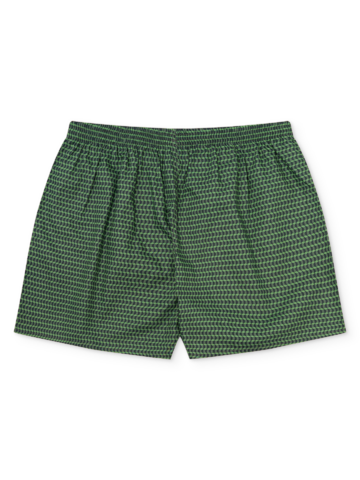 Tip na darček Boxer da uomo con fantasia verde pastello