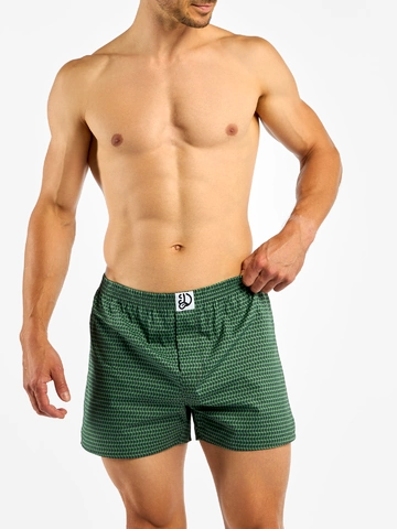 Lifestyle foto Caleçon pour hommes à motifs vert pastel