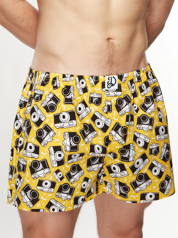 Hľadáte originálny a nezvyčajný darček? Obdarovaného zaručene prekvapí Veselé pánske trenky Fotoaparát