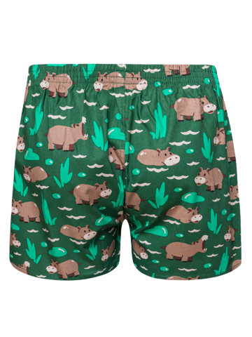 Pre dokonalý a originálny outfit Men's Boxer Shorts Swimming Hippo