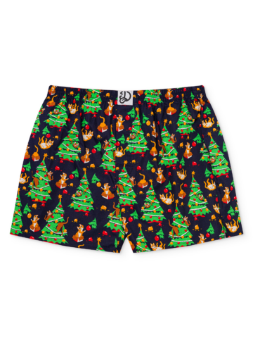 Výnimočný darček od Dedoles Весели мъжки свободни боксерки Котешко парти