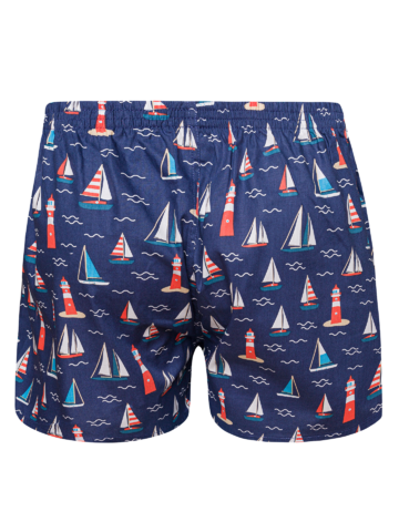 Potešte sa týmto kúskom Dedoles Men's Boxer Shorts Lighthouse & Sailboats