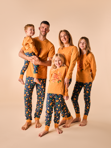 Lifestyle-Foto Lustiger Pyjama für Männer Lebkuchen & Süßigkeiten