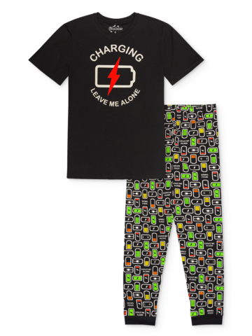 Kiárusítás Vidám férfi pizsama Töltődöm