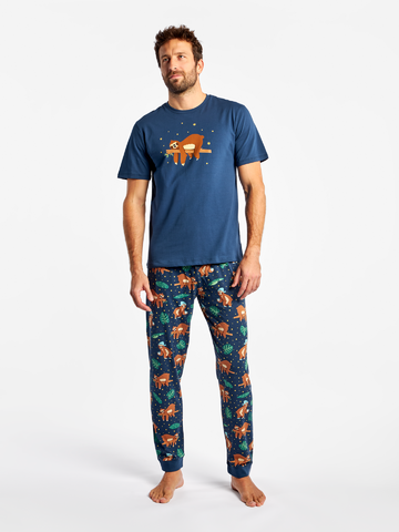 Men s Pyjamas Sleepy Sloth Dedoles