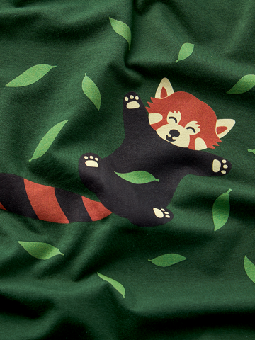 Bereiten Sie sich Freude mit diesem Dedoles-Stück Lustiger Pyjama für Männer Roter Panda